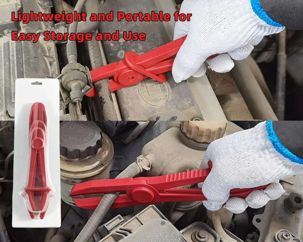 3Pcs Red Line Clamps Flexible Hose Clamps Pliers Kit-3 3Pcs Red Line Clamps Flexible Hose Clamps Pliers Kit-3
